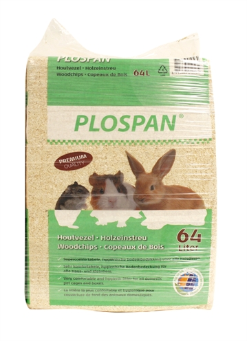 Plospan houtvezel bodembedekking paarden / knaagdieren