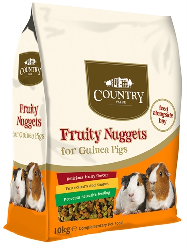 Burgess country value fruity nuggets guinea pig