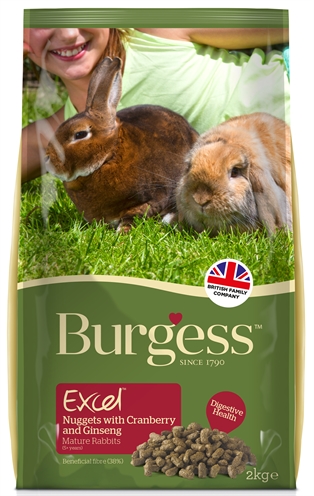 Burgess excel rabbit mature cranberry&ginseng