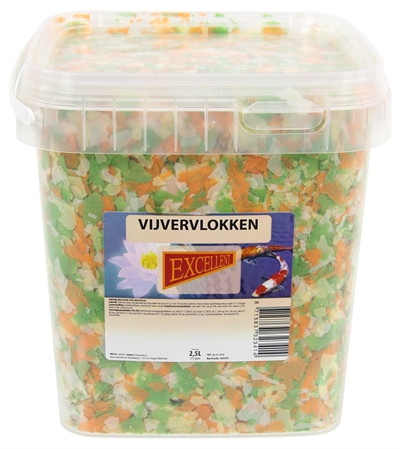 Excellent Vijvervlokken Visvoer 2.5 Ltr