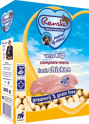 Renske Vers Vlees Kip Graanvrij 10x395Gr Grootverpakking