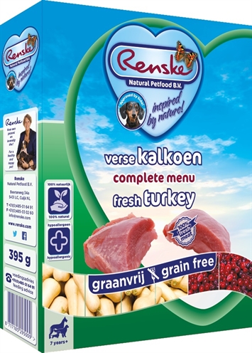 Renske Vers Vlees Kalkoen 10x395Gr Grootverpakking