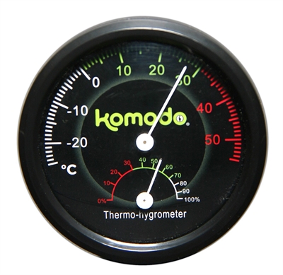 Komodo thermometer/hygrometer analoog