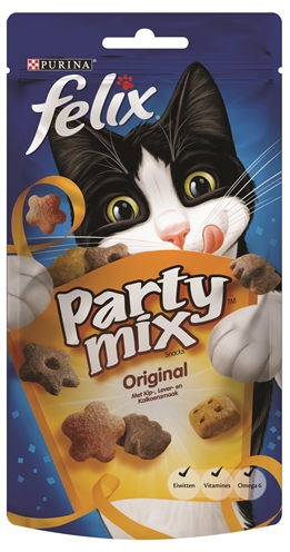 Felix Snack Party Mix Original 8x60 Gr