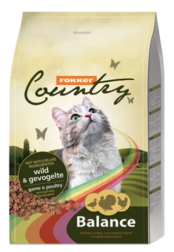 Fokker Kat Country Balance Wild/Gevogelte 3 Kg product afbeelding