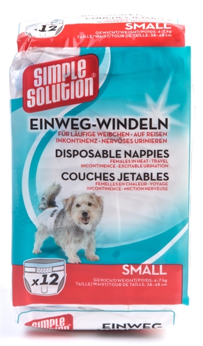 Simple solution wegwerp honden luier product afbeelding