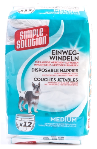 Simple solution wegwerp honden luier product afbeelding