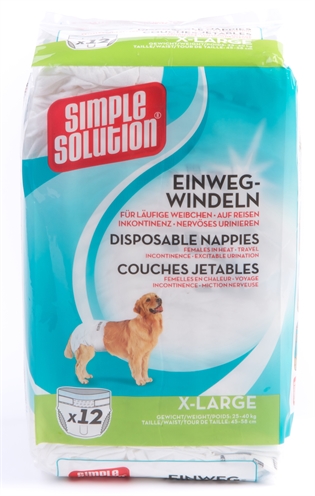 Simple solution wegwerp honden luier product afbeelding