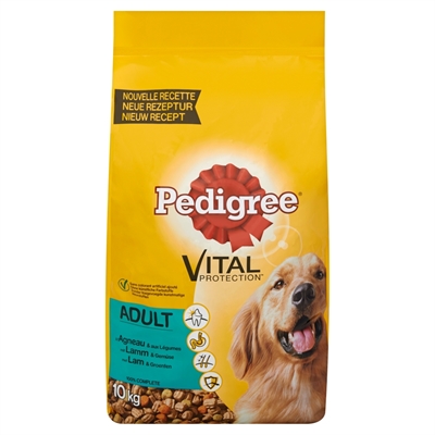 Pedigree Droog adult Lam 10 kg
