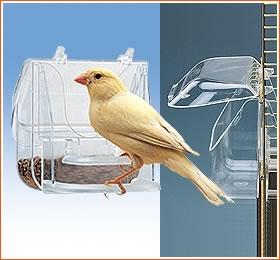 Ferplast pretty 4522 voerbakje transparant product afbeelding