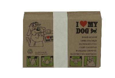 I love my dog hondenpoepzakje bundel product afbeelding