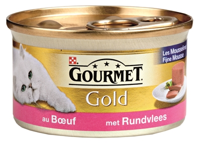 Gourmet Gold Mousse Rund 24x85 Gr