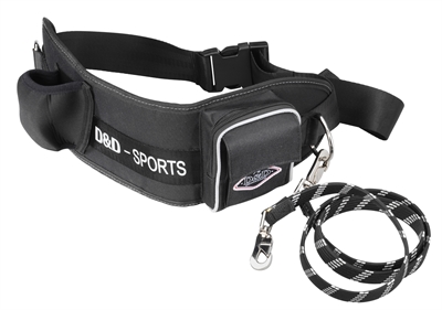 D&d hondenriem sports walker reflecterend grote hond zwart product afbeelding