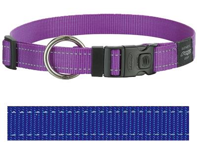Rogz for Dogs Lumberjack Hondenhalsband Verstelbaar Blauw 73 x 2,5 cm product afbeelding