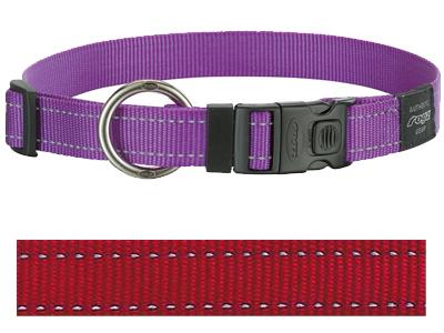 Rogz for Dogs Lumberjack Hondenhalsband Verstelbaar Rood 73 x 2,5 cm product afbeelding
