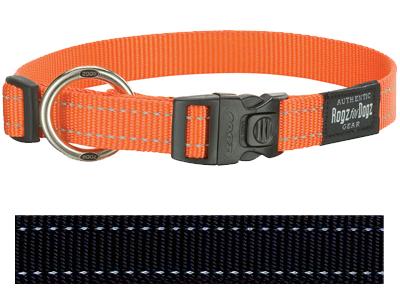 Rogz for Dogs Fanbelt Hondenhalsband Verstelbaar Zwart 56 x 2 cm product afbeelding