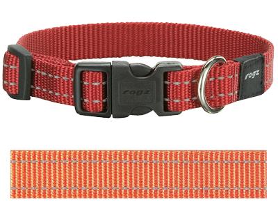 Rogz for Dogs Snake Hondenhalsband Verstelbaar Oranje 40 x 1,6 cm product afbeelding