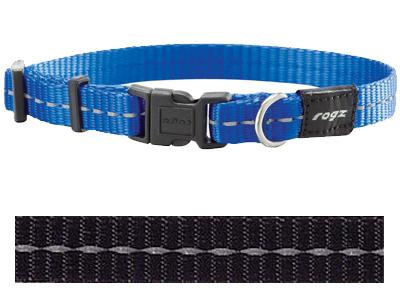 Rogz for Dogs Nitelife Hondenhalsband Verstelbaar Zwart 32 x 1,1 cm product afbeelding