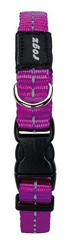 Rogz for Dogs Nitelife Hondenhalsband Verstelbaar Paars 32 x 1,1 cm product afbeelding