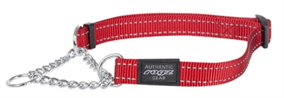Rogz for Dogs  Fanbelt Choker Verstelbaar Rood 56 x 2 cm product afbeelding