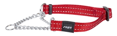 Rogz for Dogs Snake Choker Verstelbaar Rood 40 x 1,6 cm