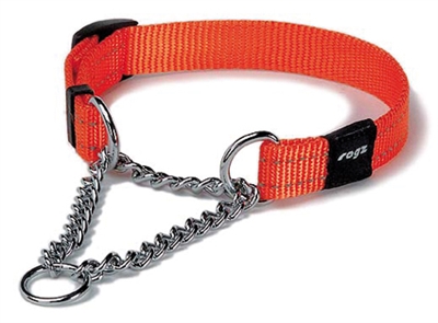 Rogz for Dogs Snake Choker Verstelbaar Oranje 40 x 1,6 cm