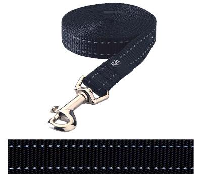 Rogz for dogs snake lijn zwart product afbeelding