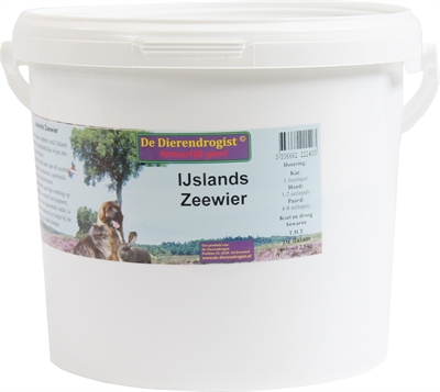 Dierendrogist ijslands zeewier