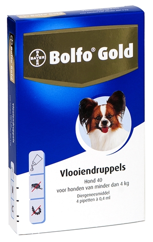 Bolfo Gold Hond Vlooiendruppels Tot 4 Kg product afbeelding