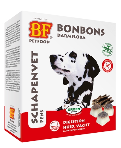 Biofood schapenvet maxi bonbons pens product afbeelding