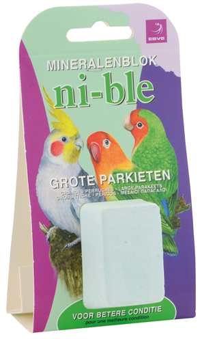Esve nible mineralenblok grote parkiet groen product afbeelding