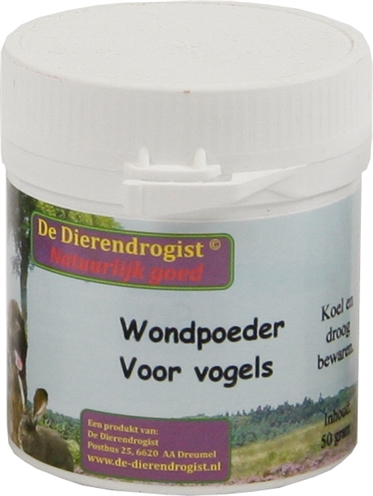 Dierendrogist wondpoeder voor vogels product afbeelding