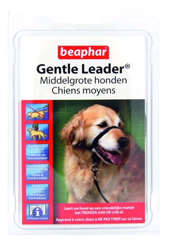 Beaphar Gentle leader Verstelbaar Zwart Maat M product afbeelding