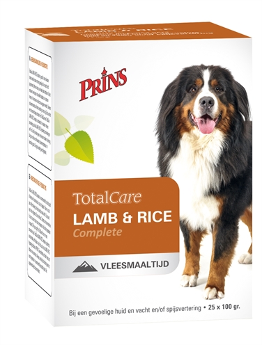 Prins Totalcare Lamb/Rice Complete Grootverpakking 6x2.5 Kg product afbeelding