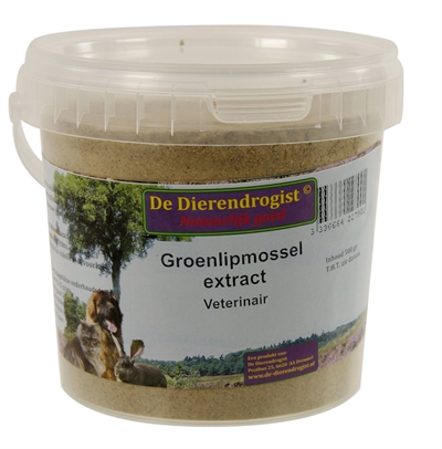 Dierendrogist groenlipmossel extract veterinair product afbeelding