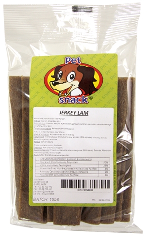 Petsnack Lam/rijst Jerkey's 14 x 20 St