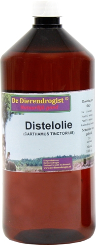 Dierendrogist distelolie product afbeelding