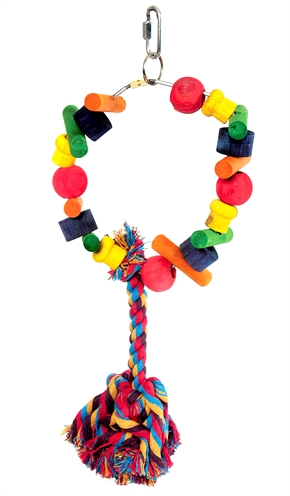 Happy pet speelgoed papegaai cartwheel assorti product afbeelding