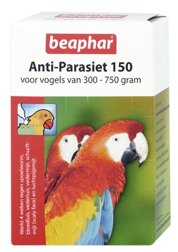 Beaphar antiparasiet 150  vogel 300750gr product afbeelding
