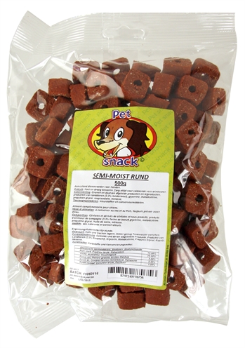 Petsnack Semimoist Rund 10 x 500 Gr