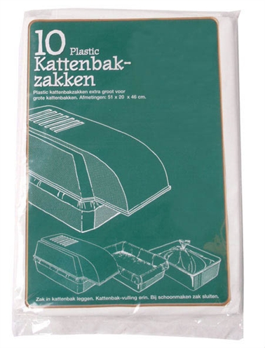 Plastic kattenbakzak voor extra grote kattenbakken product afbeelding