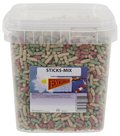 Excellent Sticksmix Vijvervoer 2.5 Ltr