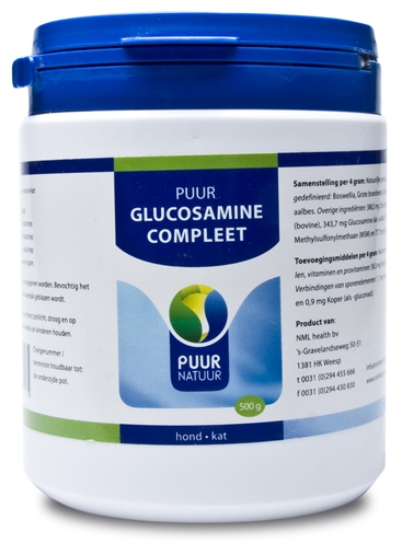 Puur natuur glucosamine compleet voor hond en kat product afbeelding