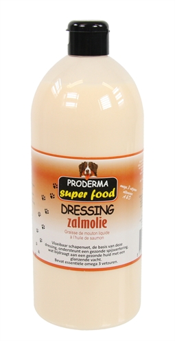 Proderma vloeibaar schapenvet dressing zalmolie product afbeelding
