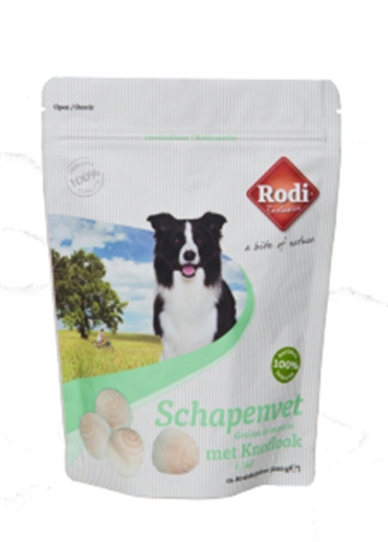 Rodi Exclusive Schapenvet Bonbons Knoflook 200 Gr product afbeelding