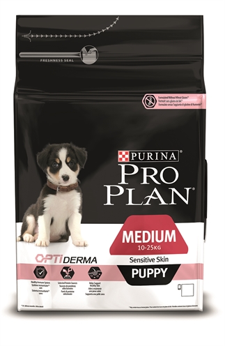 Pro Plan Puppy Medium Sensitive Skin 3 Kg product afbeelding