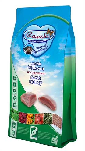 Renske Super Premium Senior Kalkoen Graanvrij 12Kg product afbeelding