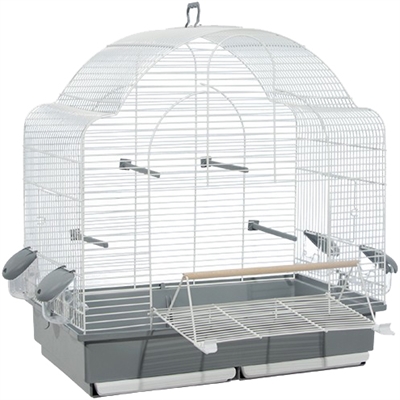 Voltrega vogelkooi 653 wit / grijs product afbeelding