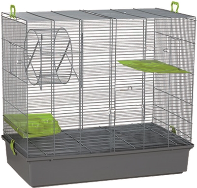 Voltrega rattenkooi 2 etages 205 grijs / grijs product afbeelding