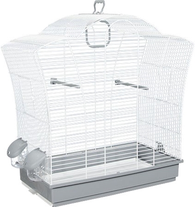 Voltrega vogelkooi 621 wit / grijs product afbeelding